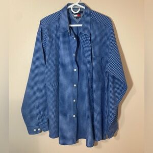 Tommy Hilfiger Blue Gingham Men's Shirt